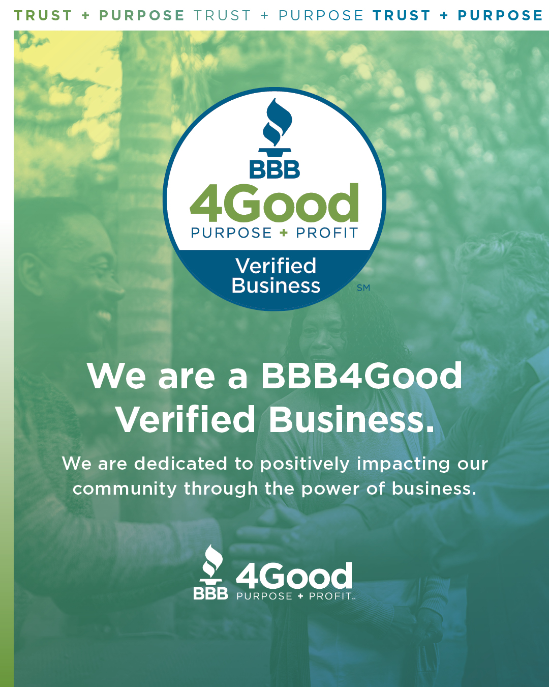 Press Release: Achievement of BBB4GoodSM Verification